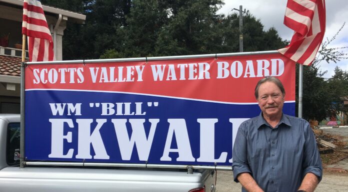 Meet the candidates for Scotts Valley Water District Board of Directors: Wm “Bill” Ekwall