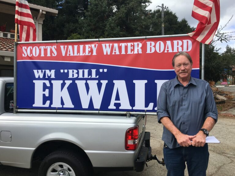 Meet the candidates for Scotts Valley Water District Board of Directors: Wm “Bill” Ekwall