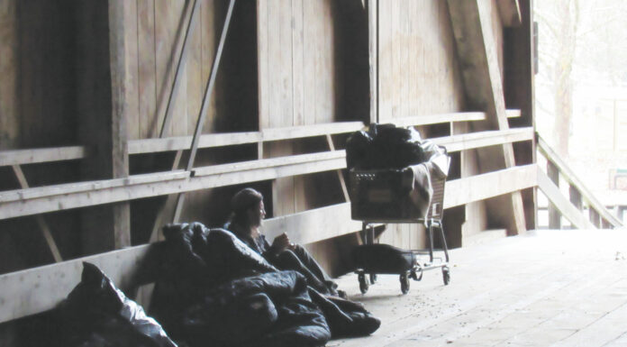 Volunteers conduct county homeless census