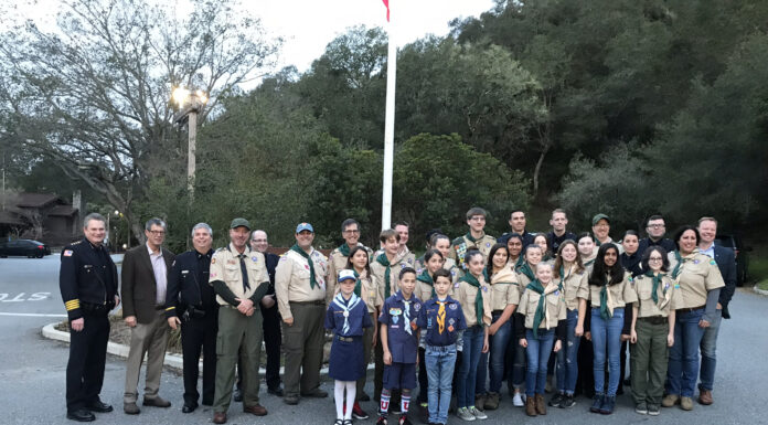 Local scout troop marks historic event