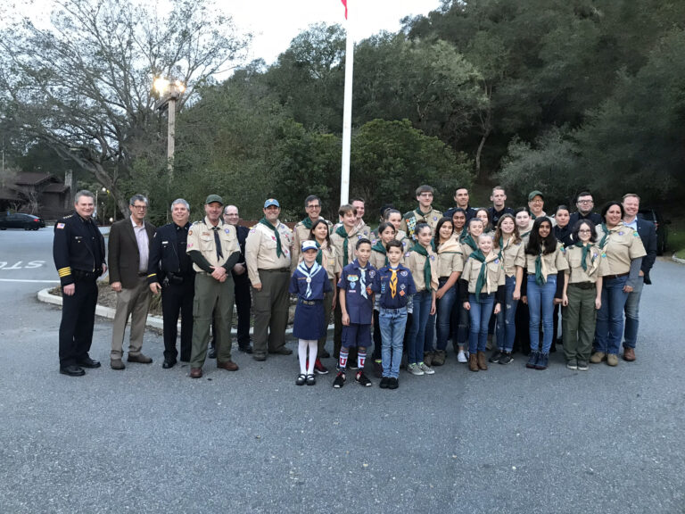 Local scout troop marks historic event