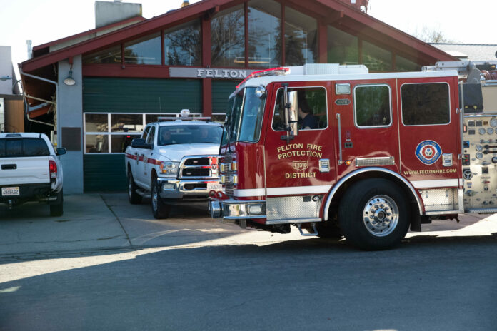 felton fire firetruck