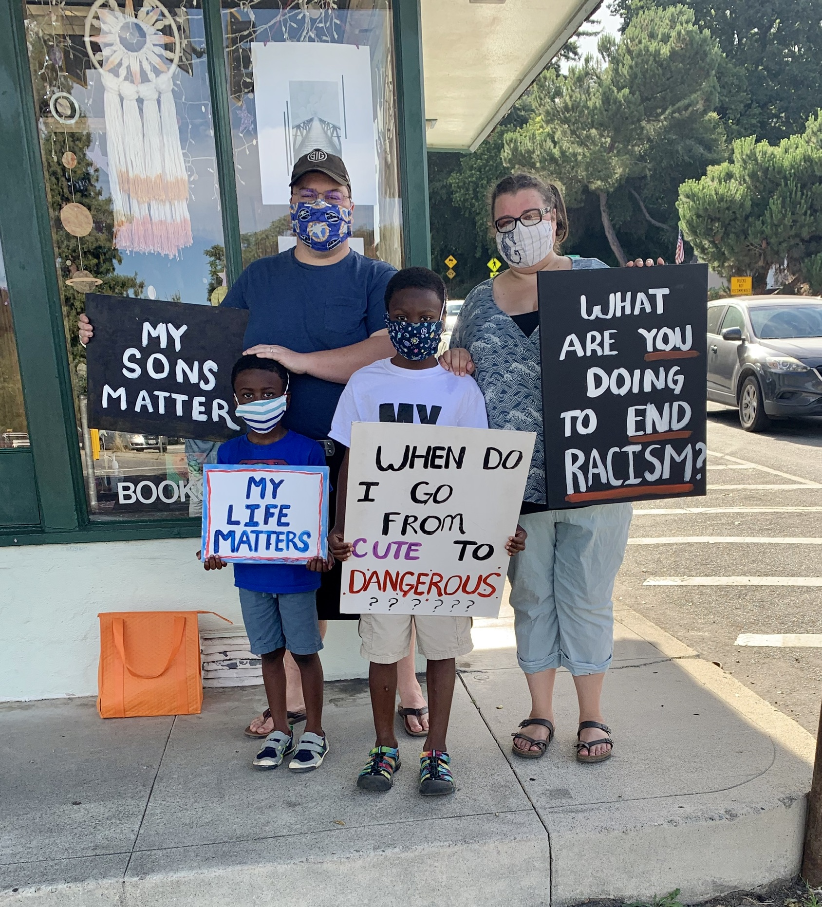 Peaceful Protests for BLM Press Banner Scotts Valley CA