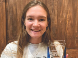 SLVHS student honored for years of fundraising for cancer awareness Audrey Parmenter Peter R. Marsh Student Silent Service Award