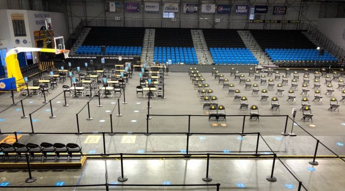 Kaiser Permanente Arena ‘vaccination hub’ opens tomorrow Kaiser Permanente arena vaccine hub