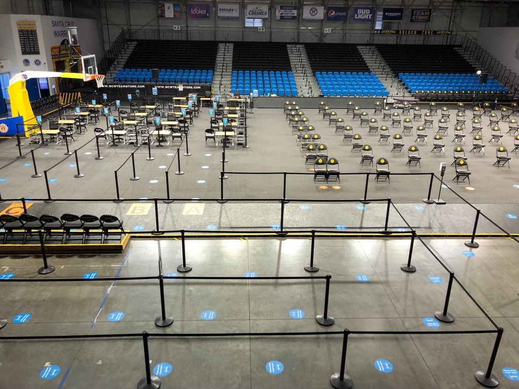 Kaiser Permanente Arena ‘vaccination hub’ opens tomorrow