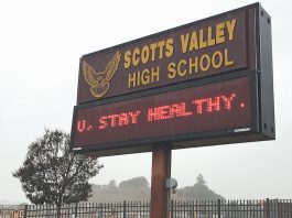 Scotts Valley High seniors return to campus March 23 Scotts Valley High School