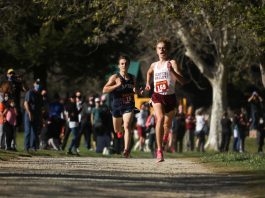 Scotts Valley’s Jeremy Kain holds off challenger to repeat as SCCAL champ sccal cross country championships