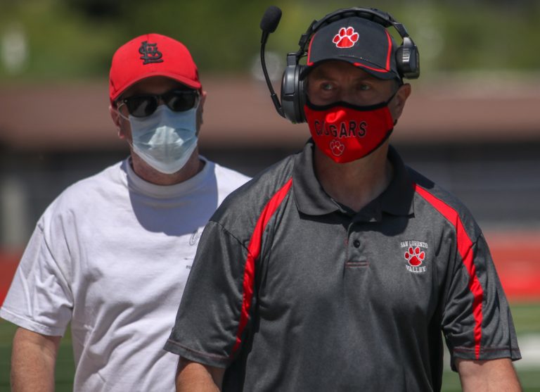 San Lorenzo Valley High football coach Dave Poetzinge