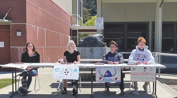 SLV student-athletes to compete at next level San Lorenzo Valley High signing day
