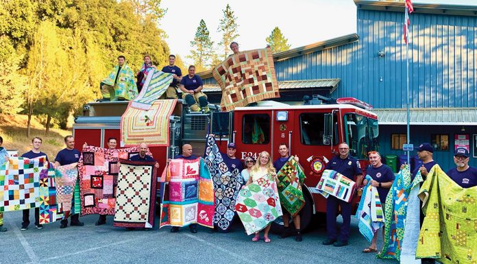 Local quilt group has donated 1,000 covers to fire-impacted families CZU Lightning Fire Quilts