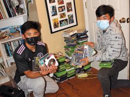 Brothers collecting used games to send to Kenya games for the globe