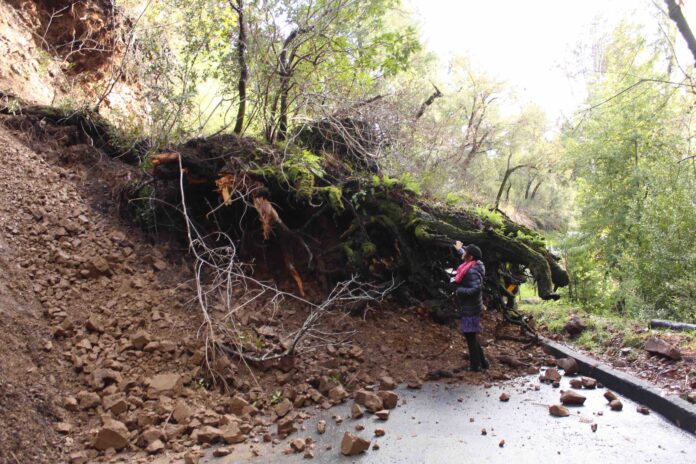 Zayante landslide
