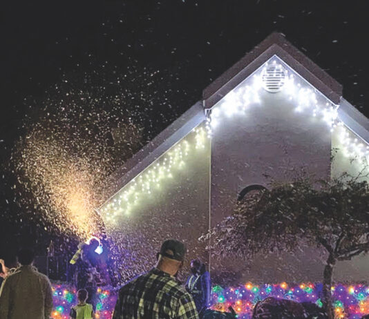 Holiday Tree Lighting Event Draws Hundreds scotts valley tree lighting