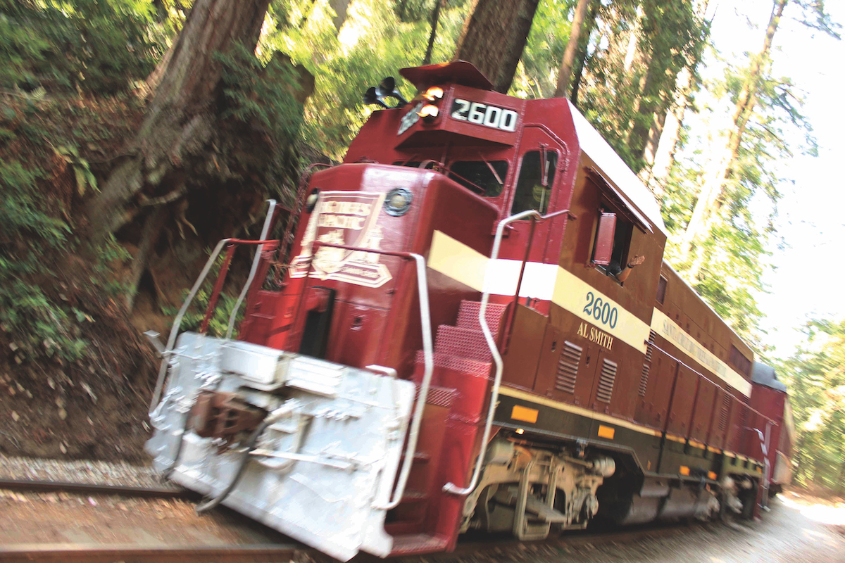 Southern Pacific train in Old Sacramento, a 28-acre National