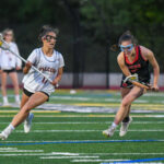 Image for display with article titled Falcons cruise to victory against Gunn | CCS girls lacrosse