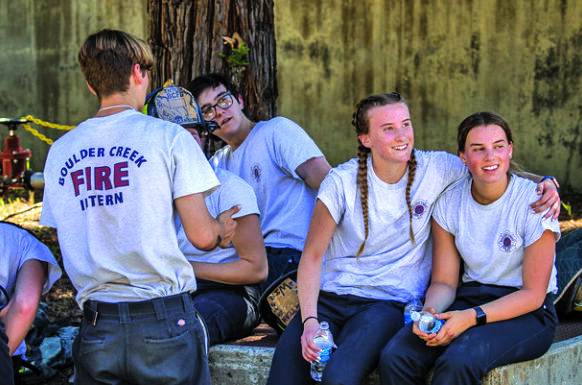 Fire district’s latest batch of interns graduate interns