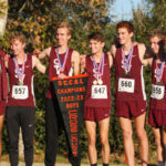 Image for display with article titled Falcons soar to fifth straight SCCAL crown | Boys cross country