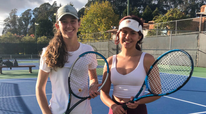 Falcons duo shines in doubles tournament action | Girls tennis