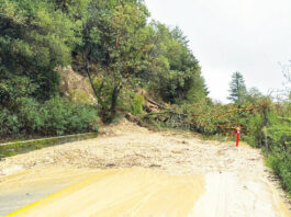 Another mudslide hits Green Hills Road