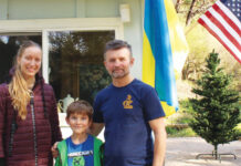 Image for display with article titled Ukrainian Family, Reunited, Spends Christmas Together in Scotts Valley