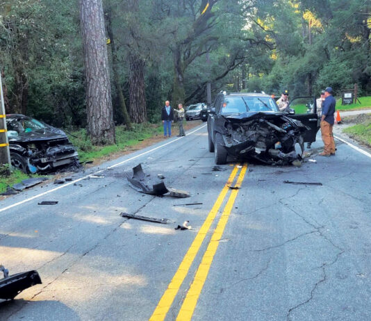 Zayante couple’s romantic dinner plans thwarted by crash