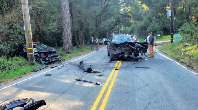 Zayante couple’s romantic dinner plans thwarted by crash
