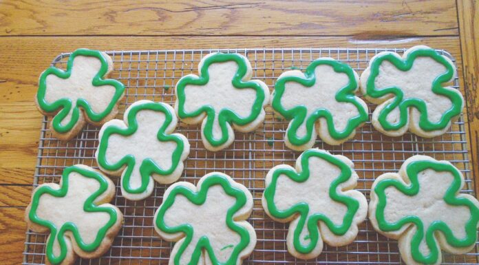 My Celtic Cross Irish cookies