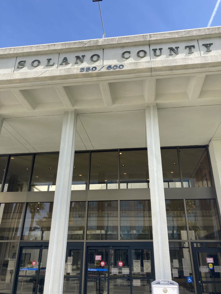 Solano County Court building vertical