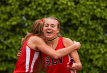 Image for display with article titled SLV’s Kaitlin Seigle redeems herself at league finals | Girls track and field