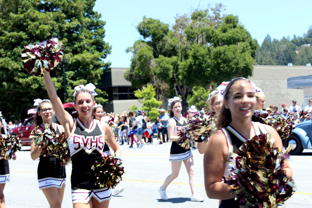 Scotts Valley High School cheerleaders