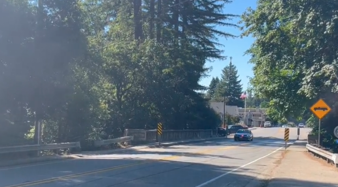 Armed Robbery Suspects Flee Highway 9 Crash Scene on Foot north end of Boulder Creek