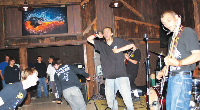 Saloon Room erupts with hardcore punk volcano