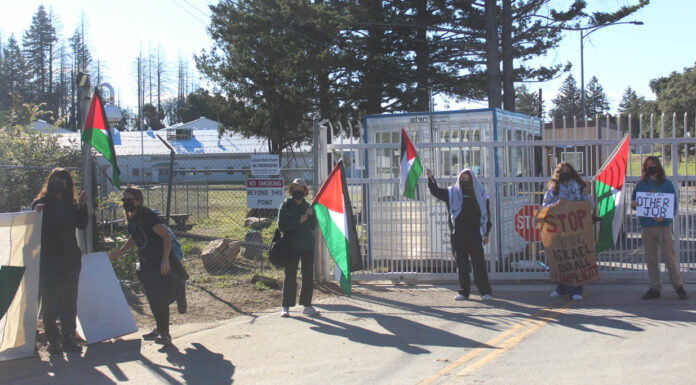 At Lockheed Martin protest, Jewish and Palestinian voices oppose the Israeli strikes in Gaza