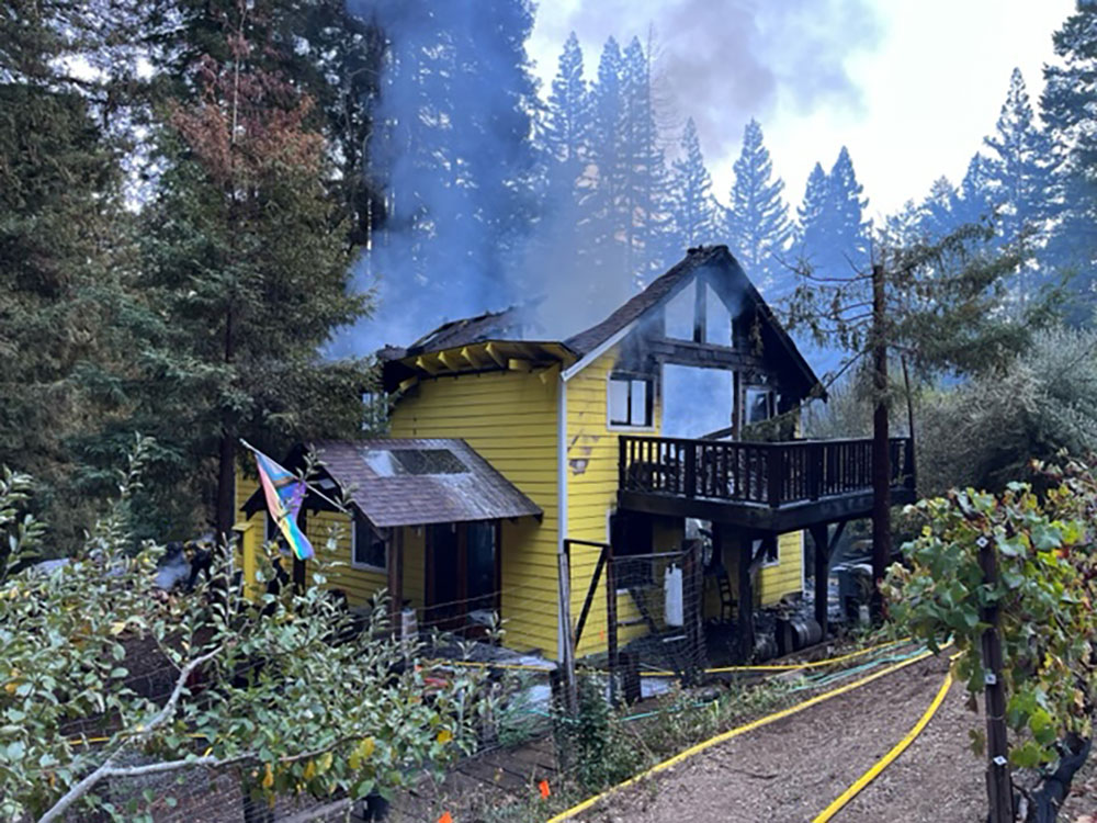 Boulder Creek family loses second house to fire Press Banner Scotts