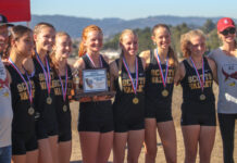 Image for display with article titled Falcons, Ashlyn Boothby capture third straight CCS title | High school cross country