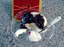 Plain Talk About Food | Roses are Red, the Violet’s Blue… Panna Cotta