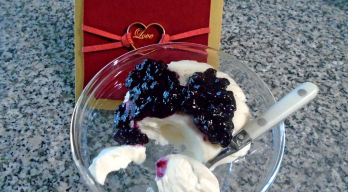 Plain Talk About Food | Roses are Red, the Violet’s Blue… Panna Cotta