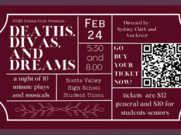 Scotts Valley High School presents night of short musicals, plays SVHS drama club
