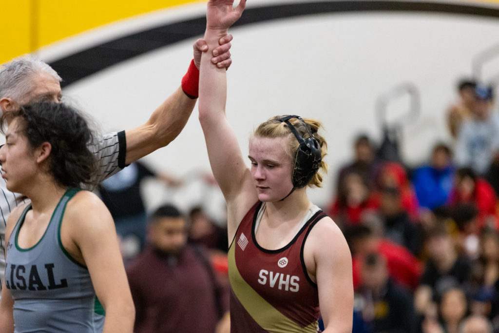 Image for display with article titled Scotts Valley’s Kelley captures second straight section title | CCS wrestling