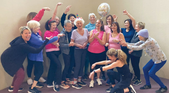 Scotts Valley resident celebrates 94th birthday with dance Jazzercise