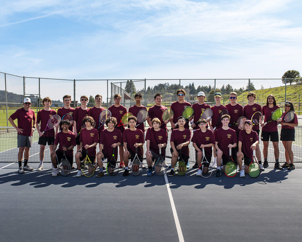 Image for display with article titled Falcons Continue Rising to the Top of SCCAL | High School Boys Tennis