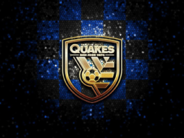 Crest of the San Jose Earthquakes soccer team