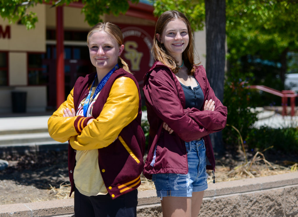 Image for display with article titled SV’s Danica Kelley, Ashlyn Boothby Named Press Banner’s Girls Co-Athletes of the Year