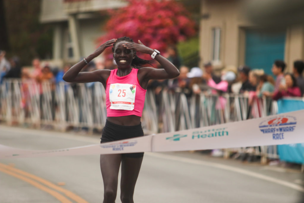 Image for display with article titled Everlyn Kemboi Captures 52nd Wharf to Wharf Women’s Division Title