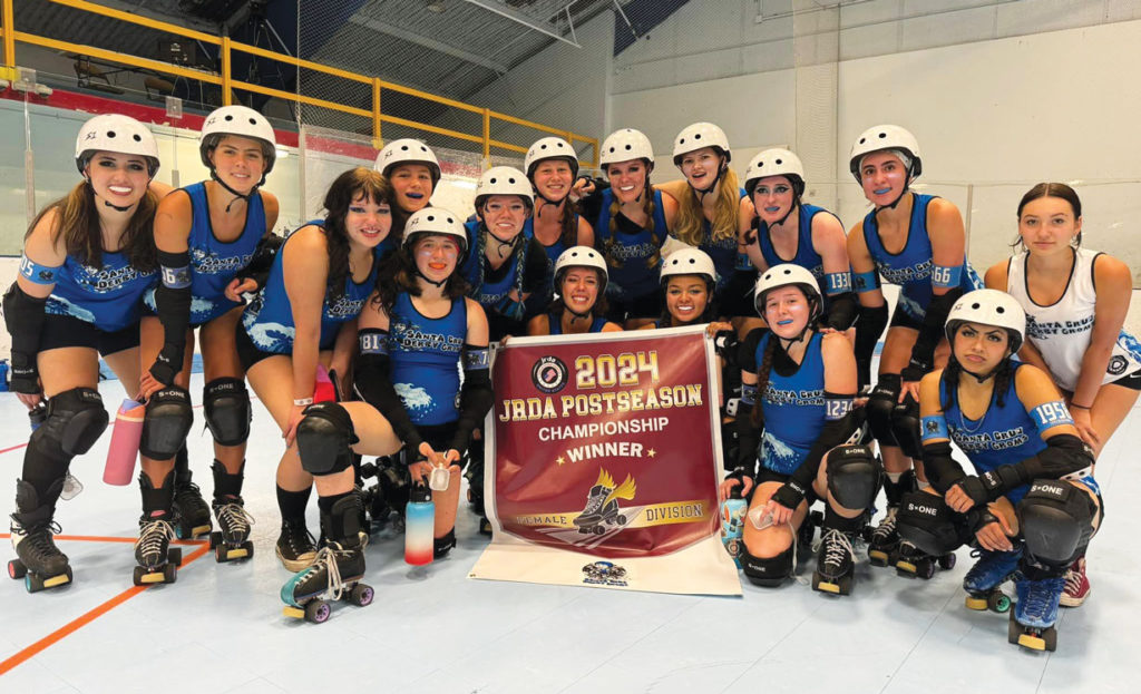 Image for display with article titled Scotts Valley Roller Derby Team Wins Second Consecutive National Title