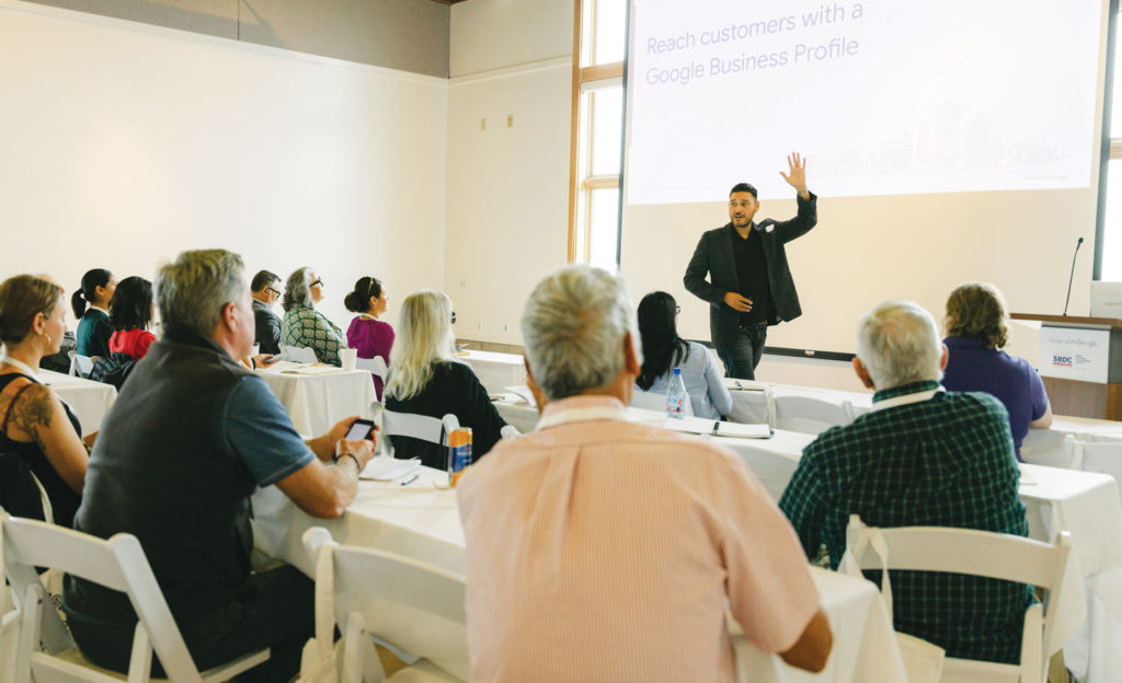 Image for display with article titled Google and Santa Cruz SBDC Host Digital Skills Workshop for Local Small Businesses