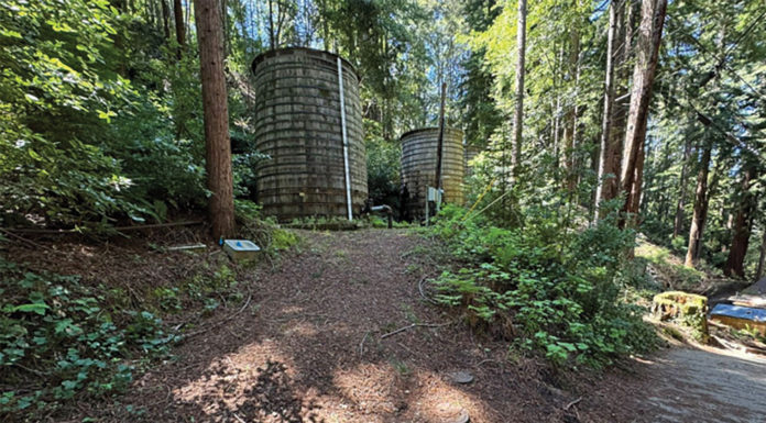 San Lorenzo Valley Water District plans to replace 12 aging tanks SLVWD water tanks