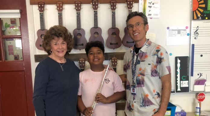 Damians Ladder turns flute gift into musical opportunity for local students