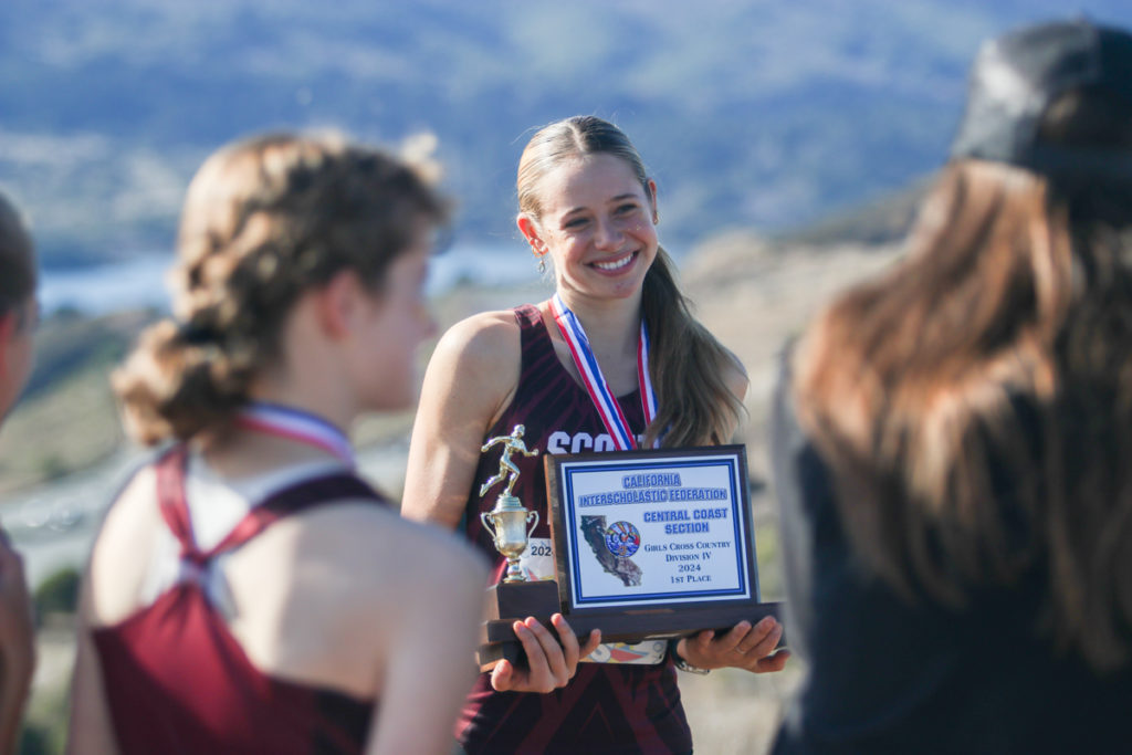 Image for display with article titled Scotts Valley’s Ava Decleve Brings Home CCS Cross Country Gold Medal